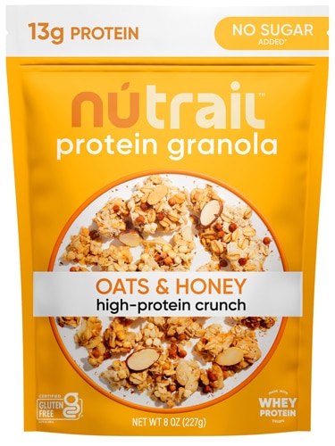 Nutrail Protein Granola No Sugar Added Oats & Honey