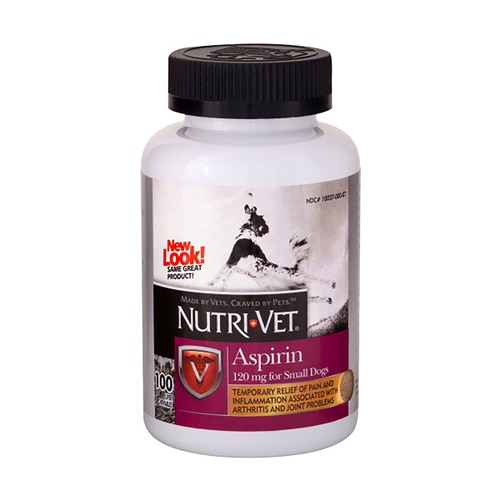 Nutri-Vet Aspirin Chewables for Small Dogs Liver