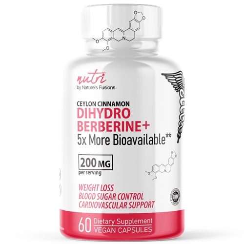 Nutri Dihydroberberine With Cinnamon Ceylon - Healthy Metabolism GLP-1 Support