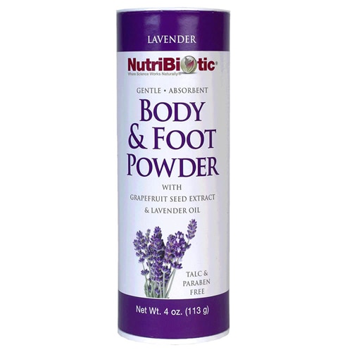 NutriBiotic Body & Foot Powder - Lavender