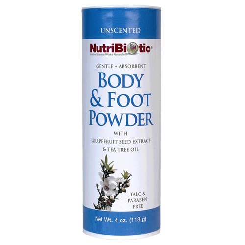 NutriBiotic Body & Foot Powder - Unscented