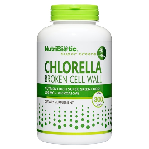 NutriBiotic Broken Cell Wall Chlorella Microalgae