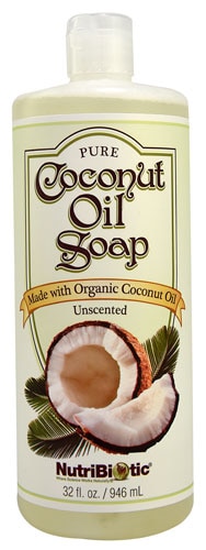 NutriBiotic Coconut Oil Soap Unscented