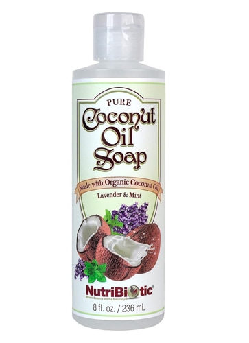 NutriBiotic Pure Coconut Oil Soap Lavender & Mint