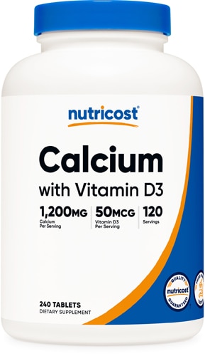 Nutricost Calcium with Vitamin D3