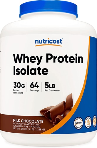 Nutricost Grass-Fed Whey Protein Isolate Milk Chocolate