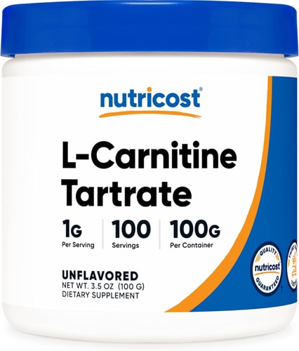 Nutricost L-Carnitine Tartrate Powder Unflavored