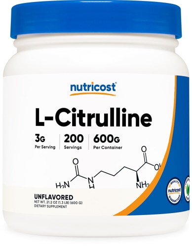 Nutricost L-Citrulline Base Powder Unflavored