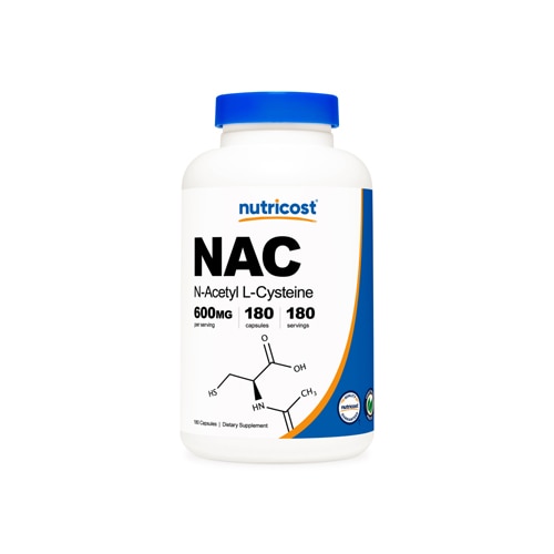 Nutricost NAC N-Acetyl L-Cysteine Capsules