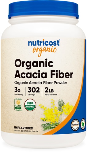 Nutricost Organic Acacia Fiber Powder Unflavored