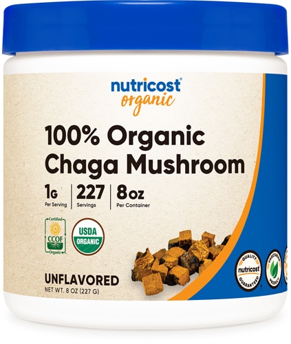 Nutricost Organic Chaga Mushroom Powder Unflavored