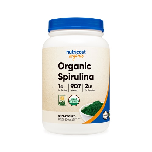 Nutricost Organic Spirulina Powder Unflavored