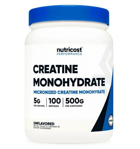 Nutricost Performance Creatine Monohydrate Powder Unflavored