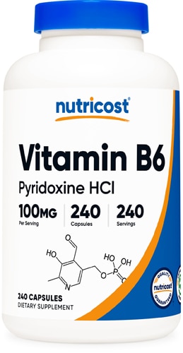 Nutricost Vitamin B6 - Pyridoxine HCl