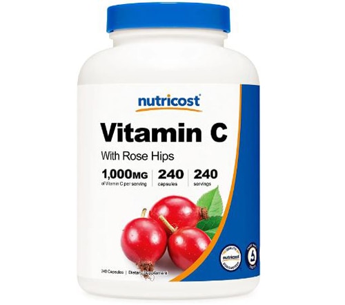 Nutricost Vitamin C With Rose Hips