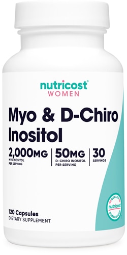Nutricost W Myo & D-Chiro Inositol for Women - 2000 MG + 50MG