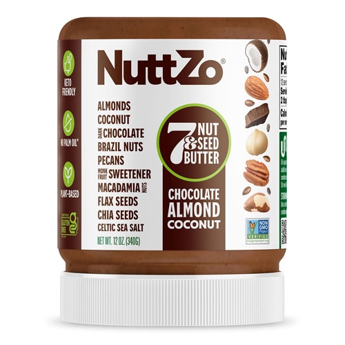 NuttZo 7 Nut & Seed Butter Chocolate Almond Coconut