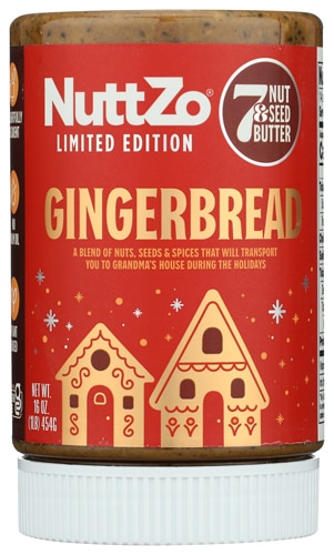 NuttZo 7 Nut & Seed Butter Limited Edition Gingerbread