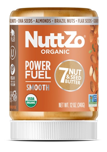 NuttZo Organic 7 Nut & Seed Butter Paleo Power Fuel Smooth