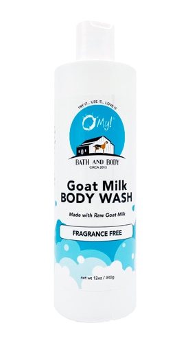 O My! Goat Milk Body Wash Fragrance Free