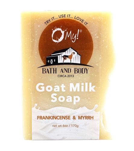 O My! Goat Milk Essential Oil Bar Soap Frankincense & Myrrh