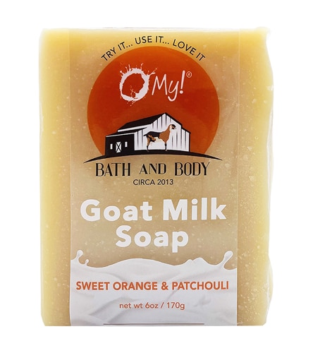O My! Goat Milk Essential Oil Bar Soap Sweet Orange & Patchouli