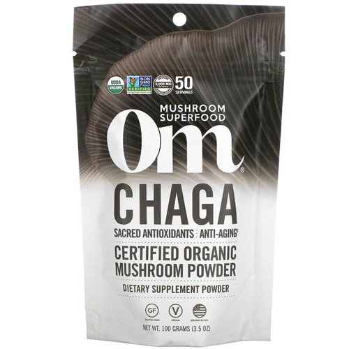 OM Certified Organic Mushroom Powder Chaga