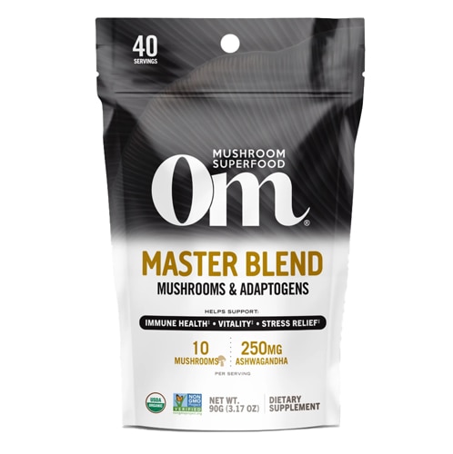 OM Mushroom Master Blend Mushrooms & Adaptogens Pouch