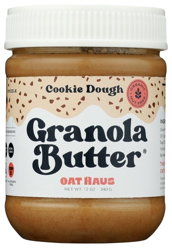 Oat Haus Organic Nut Free Granola Butter Cookie Dough