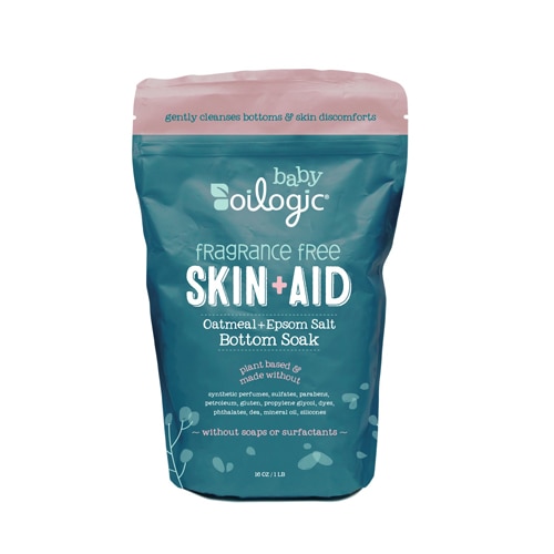 Oilogic Baby Skin+Aid Oatmeal Epsom Salt Bottom Soak