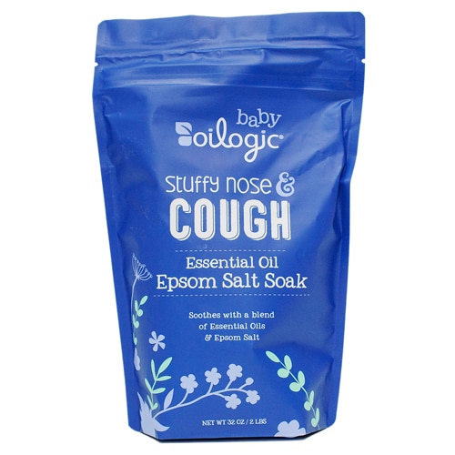 Oilogic Stuffy Nose & Cough Essential Oil Epsom Salt Soak