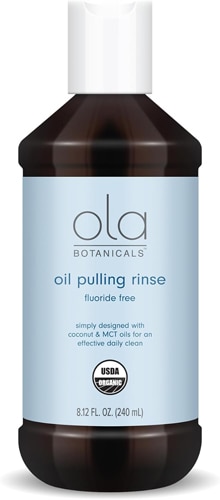 Ola Botanicals Organic Oil Pulling Rinse Fluoride Free