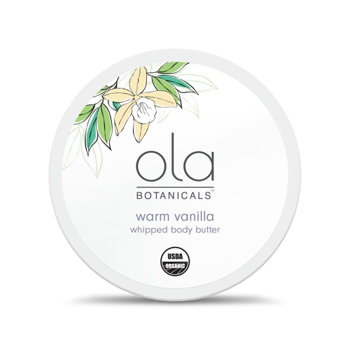 Ola Botanicals Organic Whipped Body Butter Warm Vanilla