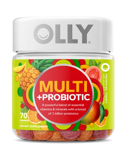 Olly Adult Multi Probiotic Gummy Tropical Twist