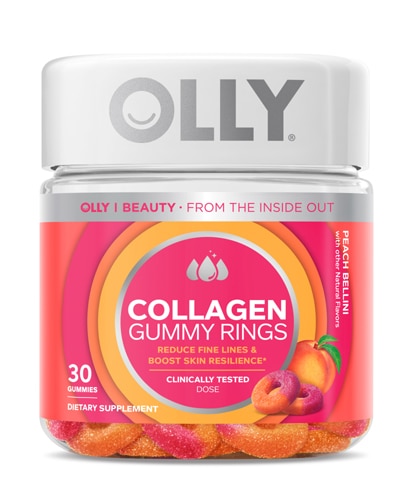 Olly Collagen Gummy Rings Peach Bellini