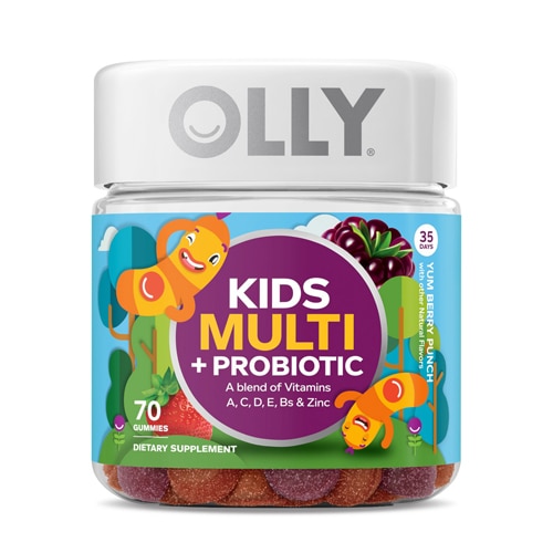 Olly Kids Multi plus Probiotic Yum Berry Punch