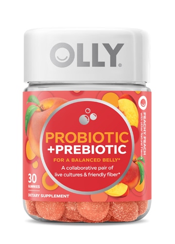 Olly Probiotic Plus Prebiotic Peachy Peach