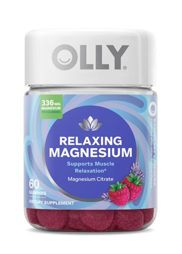 Olly Relaxing Magnesium Gummies - Magnesium Citrate Raspberry Lavender