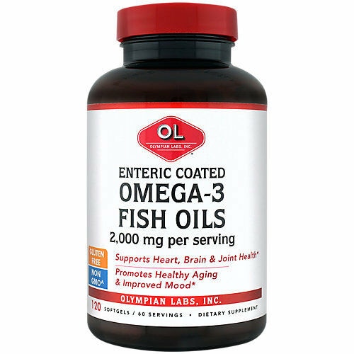 Olympian Labs Enteric Coated Omega-3 Fish Oil