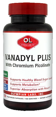 Olympian Labs Vanadyl Plus with Chromium