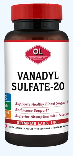 Olympian Labs Vanadyl Sulfate with Niacin