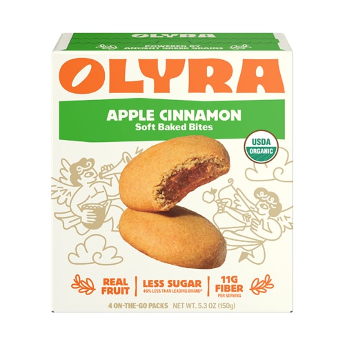 Olyra Organic Soft Baked Bites Apple Cinnamon