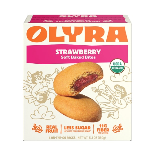 Olyra Organic Soft Baked Bites Strawberry