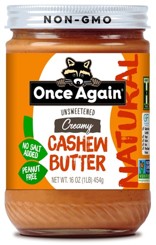 Once Again Creamy Cashew Butter - Unsweetened