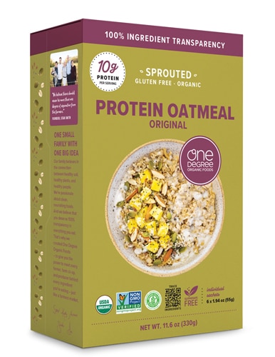 One Degree Organic Foods Organic Protein Oatmeal Original