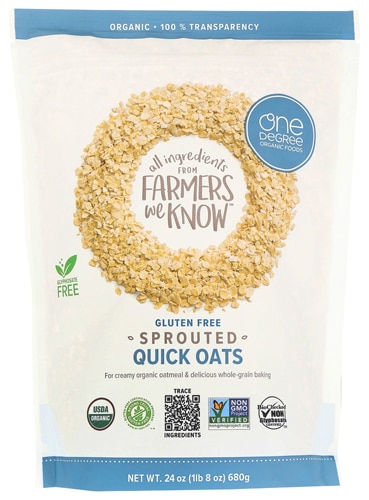 One Degree Organic Foods Organic Quick Oats - Sprouted