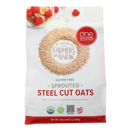 One Degree Organic Foods Organic Sprouted Steel Cut Oats