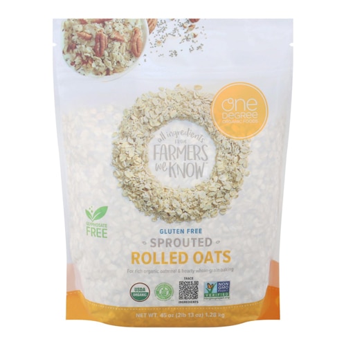 One Degree Organic Foods Sprouted Rolled Oats