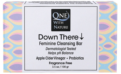 One With Nature Down There Feminine Cleansing Bar Soap Fragrance Free