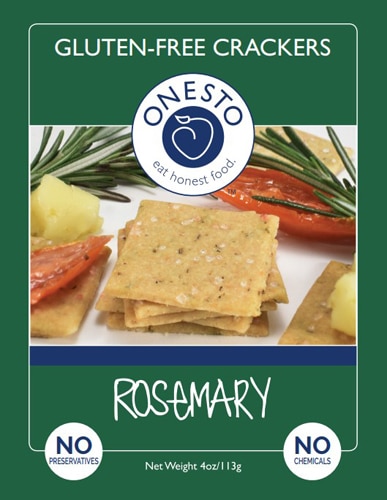 Onesto Gluten-Free Crackers Rosemary